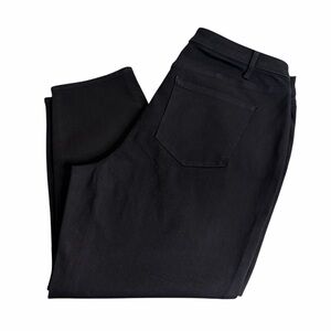 Talbots Cropped Jeggings Woman’s Plus 16W Black Stretch Fabric 5 Pocket